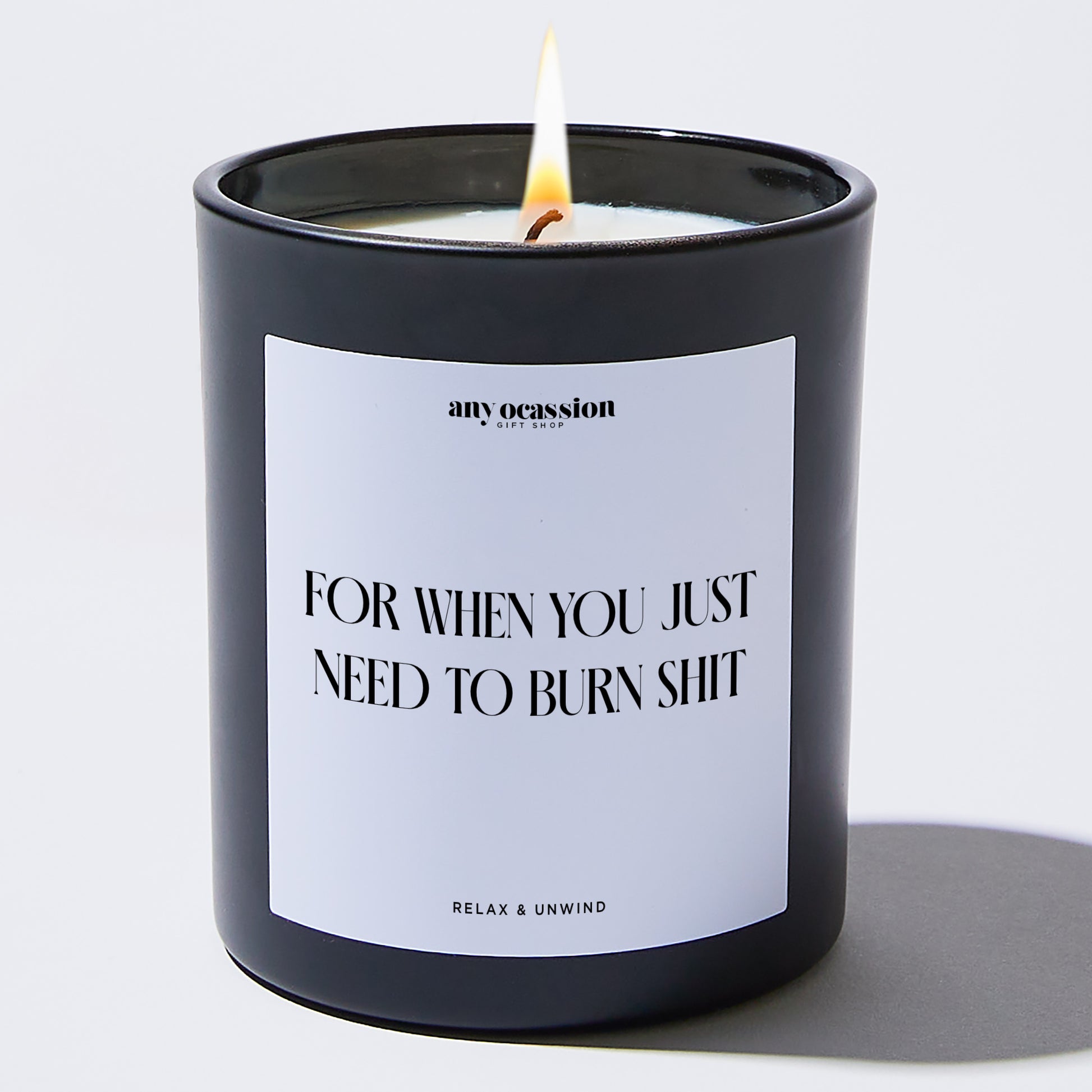 Funny Candles For When You Just Need to Burn Shit - Funny Gift Company