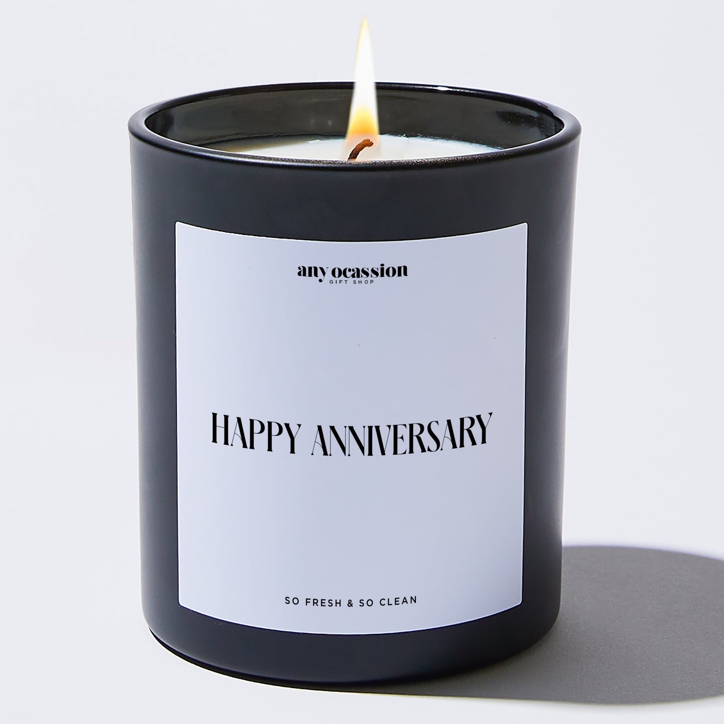 Anniversary Present - Happy Anniversary - Candle