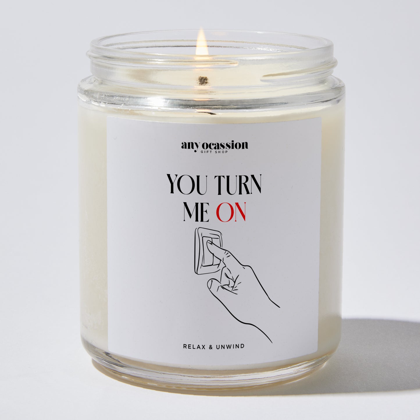 Anniversary Present - You Turn Me on - Candle