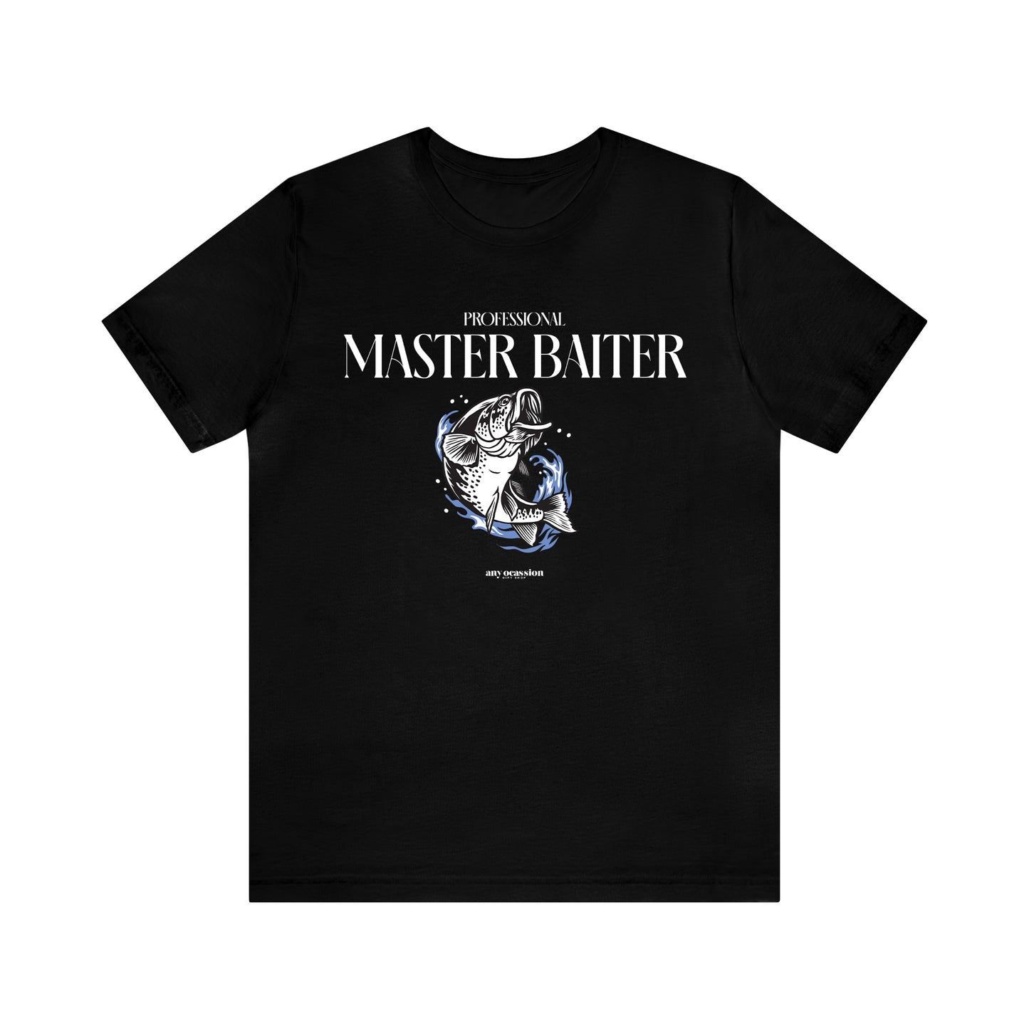 Mens T Shirts - Professional Master Baiter - Funny Men T Shirts