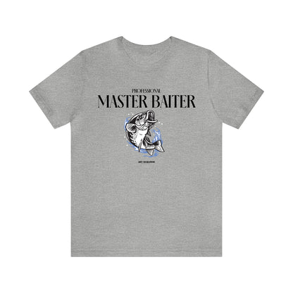 Mens T Shirts - Professional Master Baiter - Funny Men T Shirts