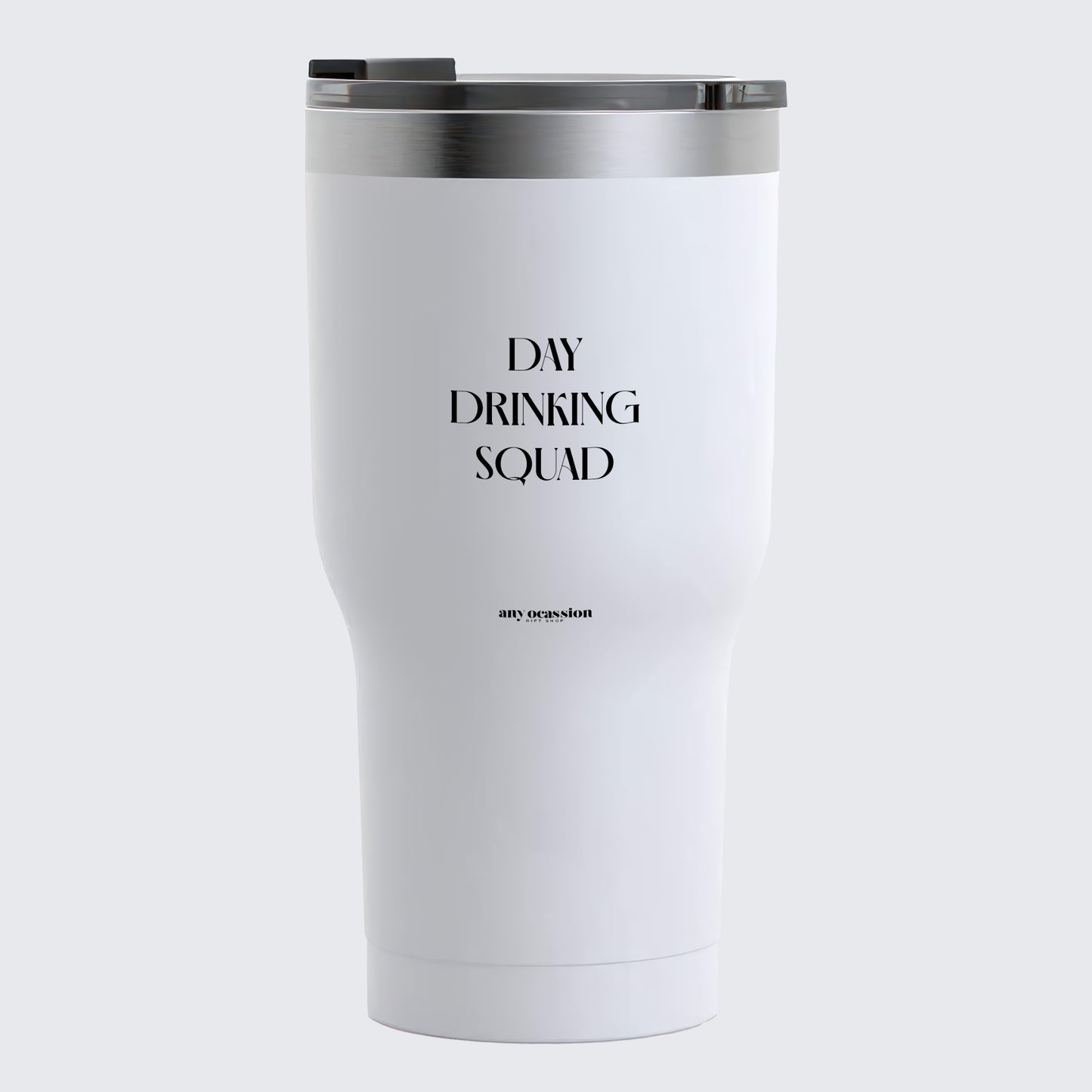 Travel Coffee Mug - Day Drinking Squad - Coffee Tumbler