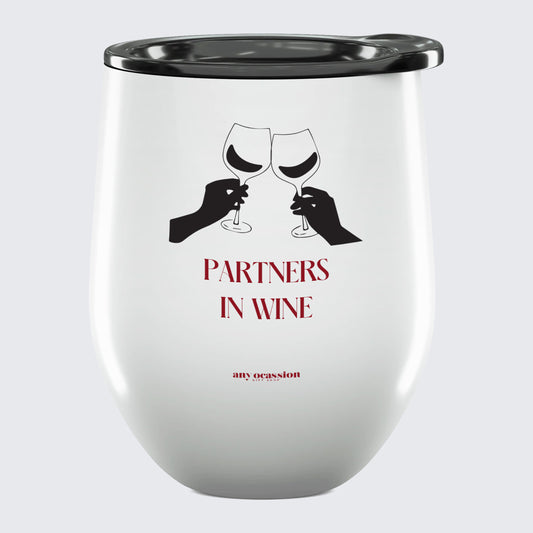 Wine Tumbler Partners in Wine - Unique and Funny Gift Shop