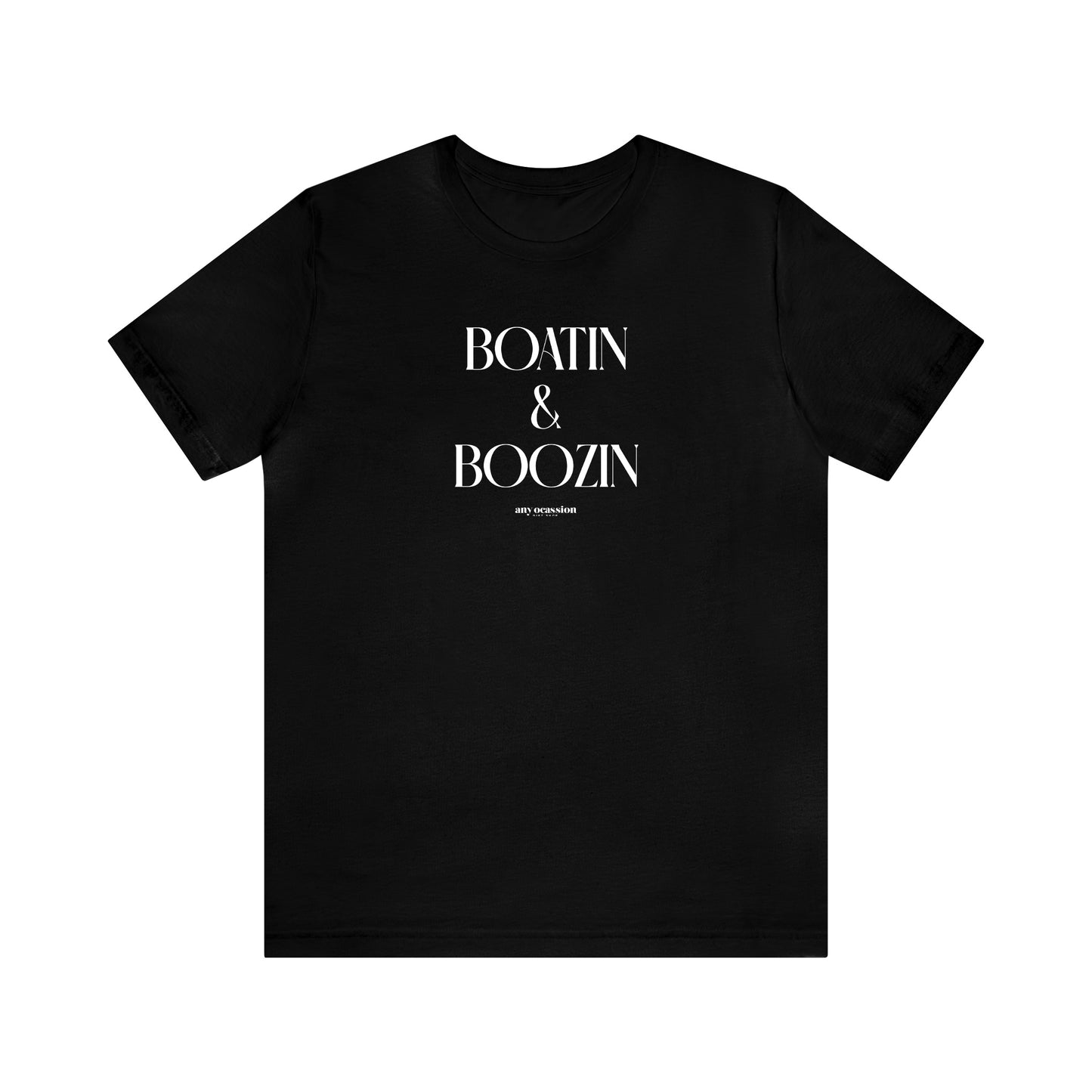 Funny Shirts for Women - Boatin & Boozin - Women's T Shirts