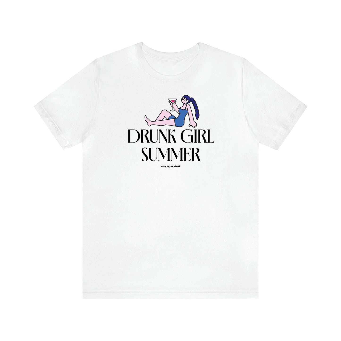 Women's T Shirts Drunk Girl Summer - Funny Gift Ideas