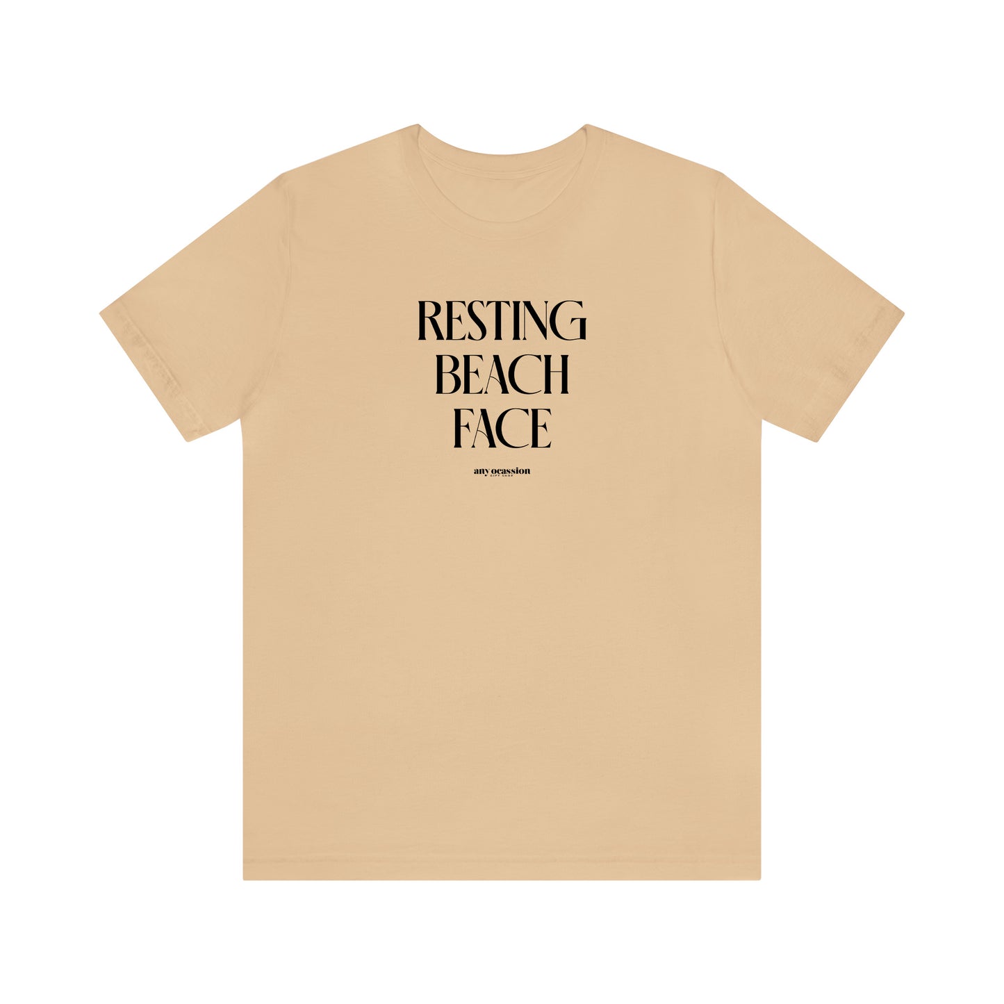 Funny Shirts for Women - Resting Beach Face - Women's T Shirts